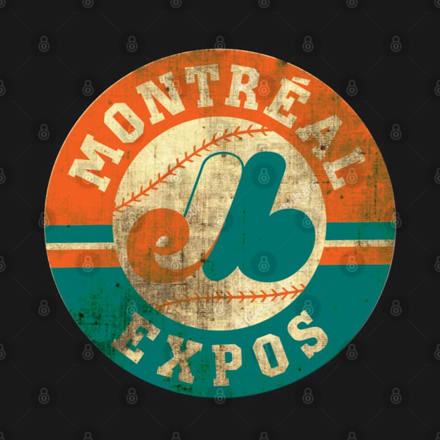 Montreal Expos Vintage by Niko Neon