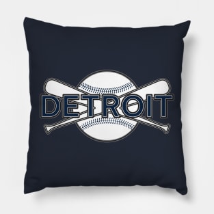 Detroit Baseball Pillow