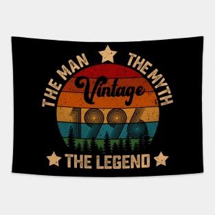 Father's Day Shirt Vintage 1996 The Men Myth Legend 24th Birthday Gift Tapestry