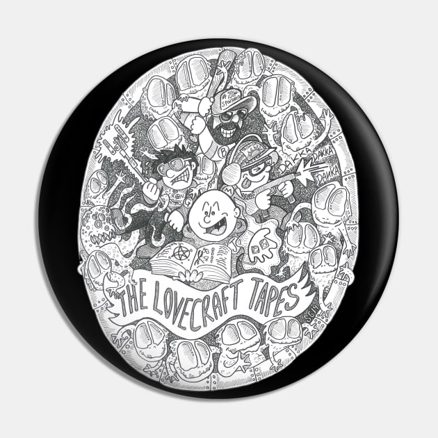 Fearsome Foursome Pin by The Lovecraft Tapes