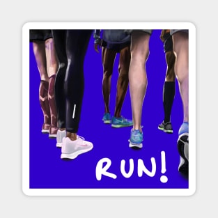 Running Club Magnet