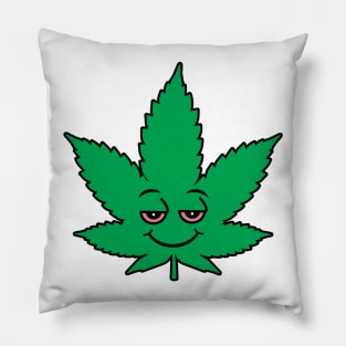 Stoned Weed Leaf Pillow