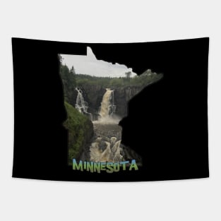 Minnesota Outline (Grand Portage State Park) Tapestry