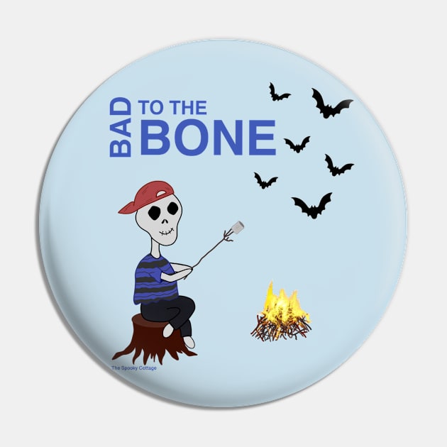 Bad To The Bone Pin by The Spooky Cottage