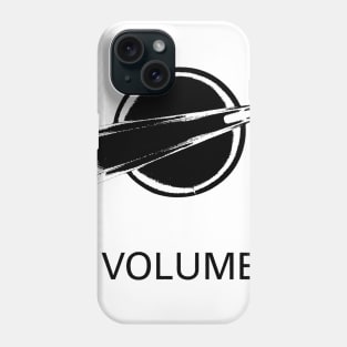 Volume Knob (Chicken-head, black) 75% Phone Case