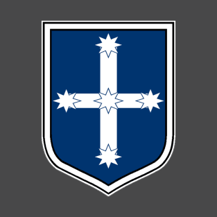 Australian Eureka flag in the shape of a shield T-Shirt