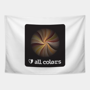 Love all colors Tapestry