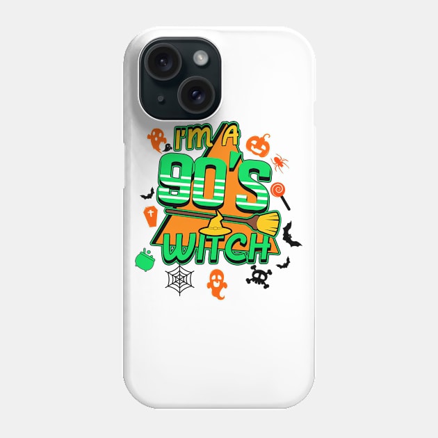 90s Witch Halloween Parody Phone Case by KsuAnn