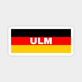 Ulm City in German Flag Magnet