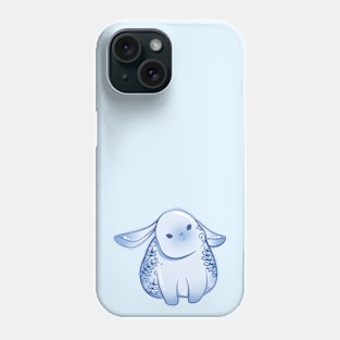 porcelain bunny rabbit confused head tilt Phone Case