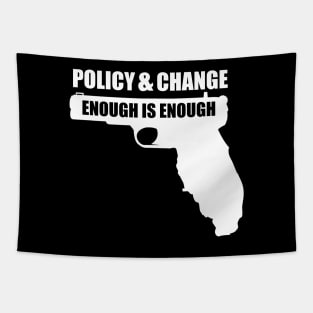 Policy and change for gun control Tapestry