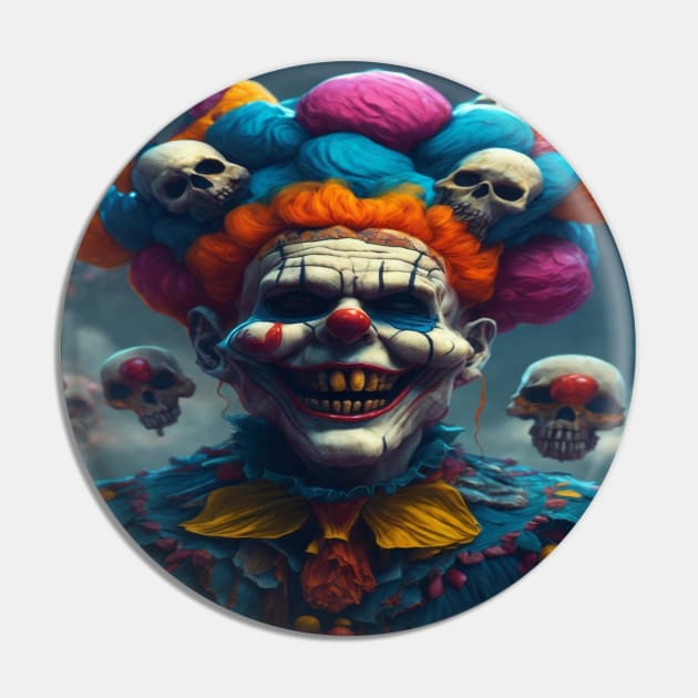 killer clown Pin by sukhendu.12