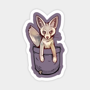 Pocket Cute Ruppells Fox Magnet