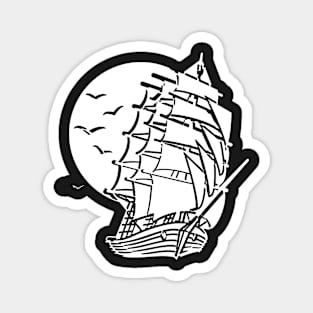 Old Ship Of Pirates Magnet