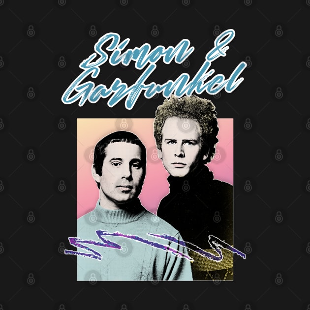 Simon & Garfunkel Retro Aesthetic Design by DankFutura