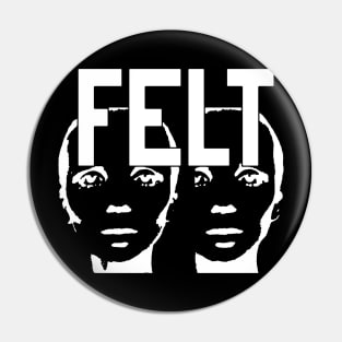 Felt band t shirt Pin