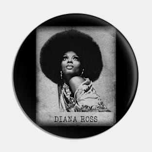 Diana Ross // Minimalist Fanart Tribute Pin