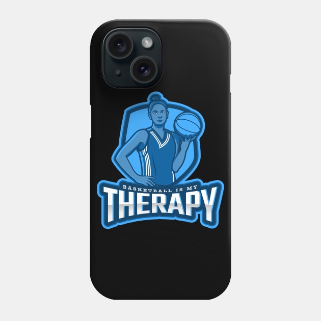 Basketball Is My Therapy Phone Case by poc98