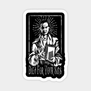 Bela Lugosi Died For Your Sins Magnet