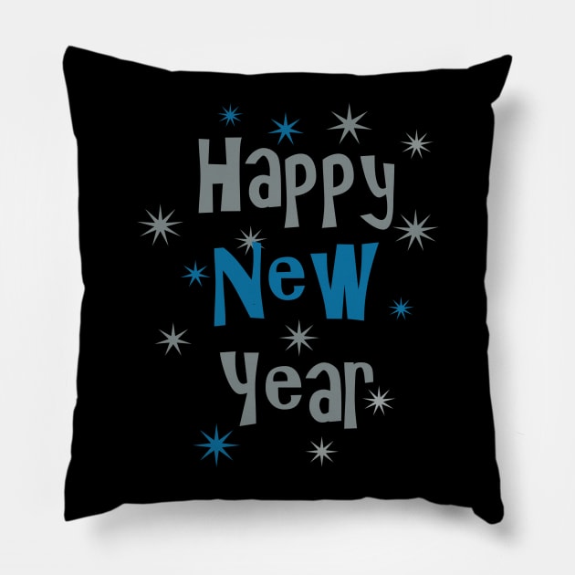 Happy New Year! Pillow by PeppermintClover