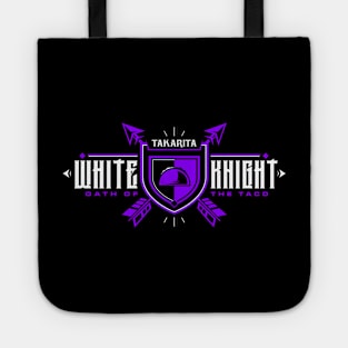 White Knight Purple Tote