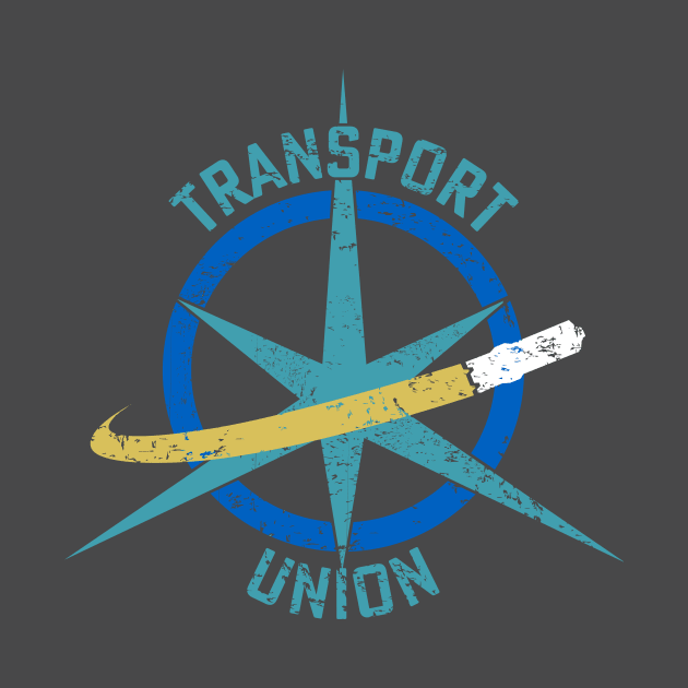 TRANSPORT UNION DISTRESSED VERSION by KARMADESIGNER T-SHIRT SHOP