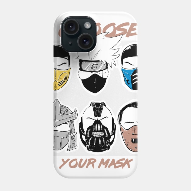 Choose Your Mask Phone Case by UmbertoVicente