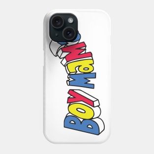 Boy Mama 3D Typography © GraphicLoveShop Phone Case