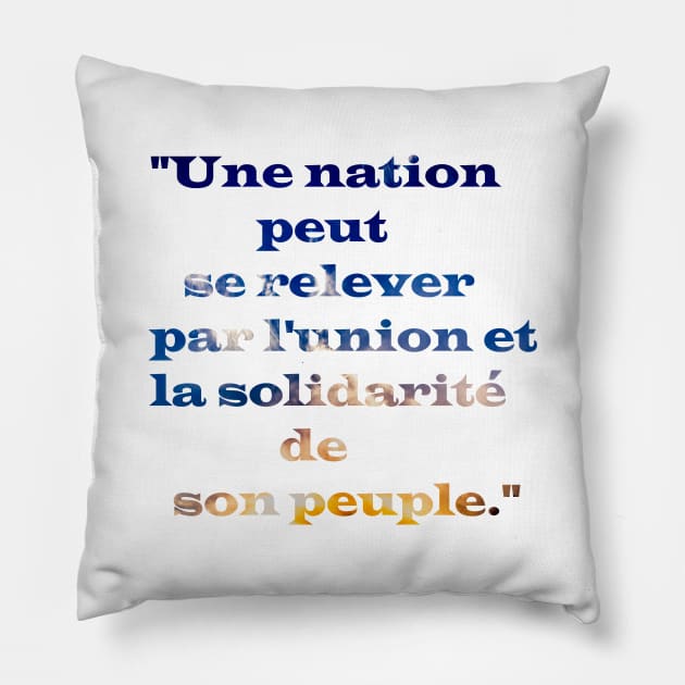 union text Pillow by rickylabellevie