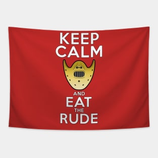 Keep Calm and Eat the Rude Tapestry