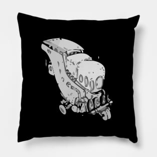 Robot Doodle Monster 7 Pillow