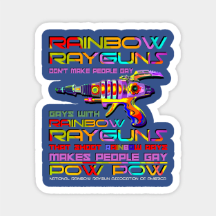 Rainbow -  Rayguns Magnet