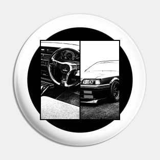 NISSAN SKYLINE GTS R31 Black 'N White 5 Pin