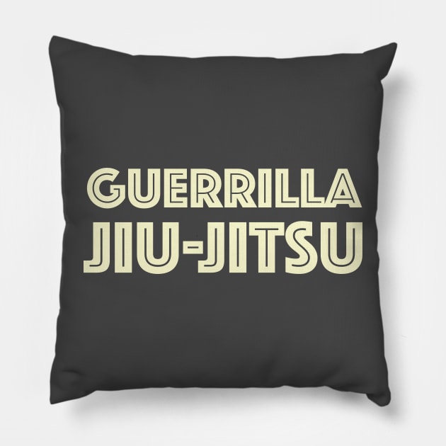 Guerrilla Jiu-Jitsu Pillow by teeteet