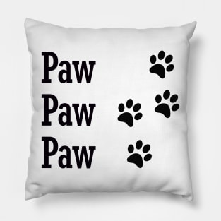 Paw Paw Paw Pillow