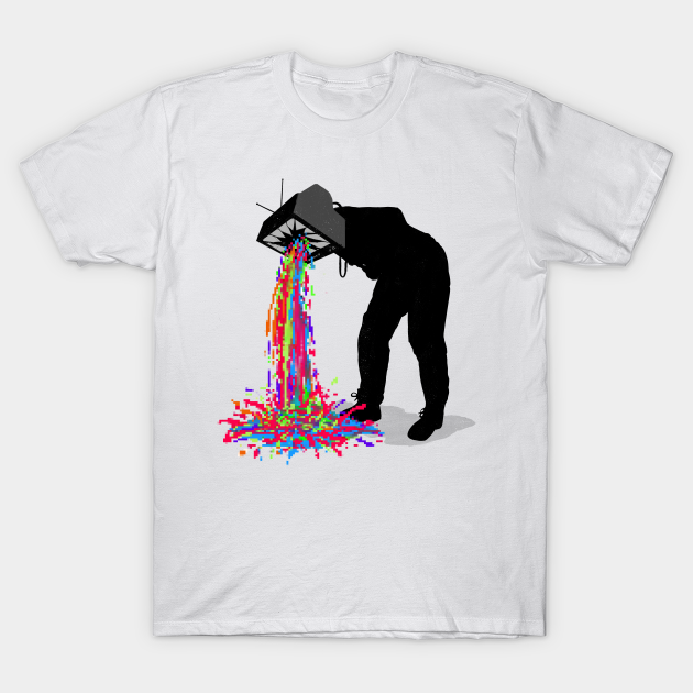 Discover Pixel Vomit - Tv - T-Shirt