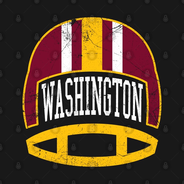 Washington Retro Helmet - Red by KFig21