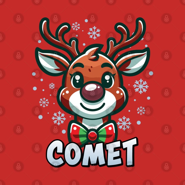 Santa’s Reindeer Comet Xmas Group Costume by Graphic Duster