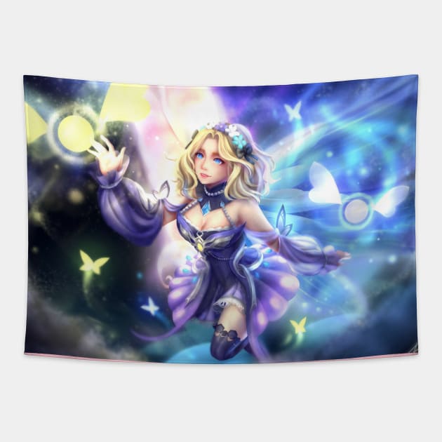 Lunox Butterfly Seraphim Tapestry by Tokuraart