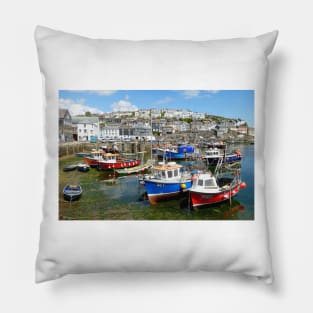 Mevagissey Harbour, Cornwall Pillow