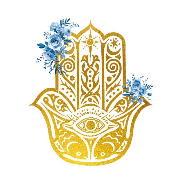 Hamsa Hand by erzebeth