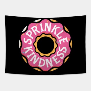 Sprinkle Kindness Strawberry Donut Tapestry