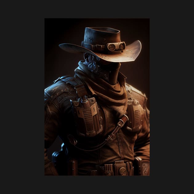 Steampunk Cowboy SWAT Operator by TortillaChief