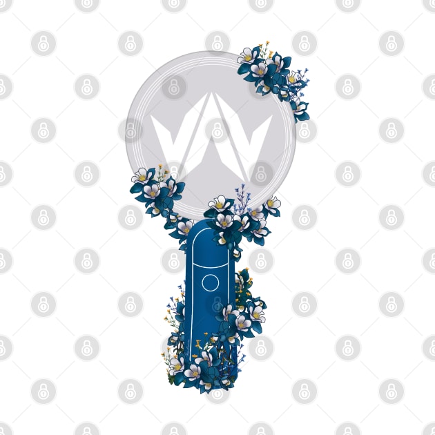 VAV Floral Lightstick kpop by RetroAttic