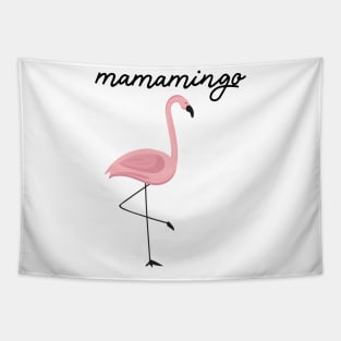 Flamingo Mom Mamamingo Party Mothers Day Gift Tapestry