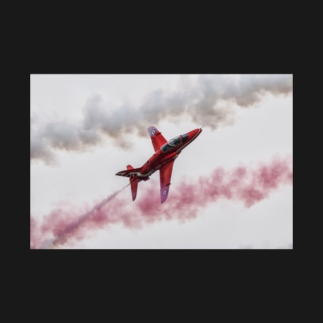 Red Arrows Smoke by aviationart
