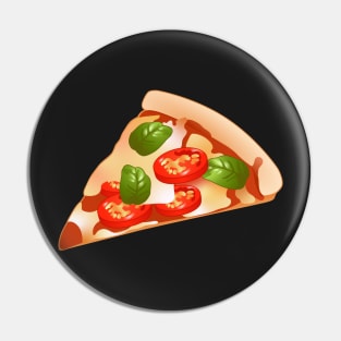 Margherita Pizza Pattern Pin