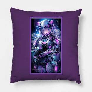 Anime Cat Girl | Quality Anime Artwork | Manga Anime Art Pillow