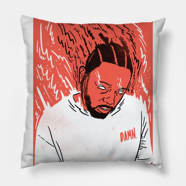 Kendrick DAMN Pillow by geolaw