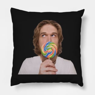 Bo Burnham with candy Pillow